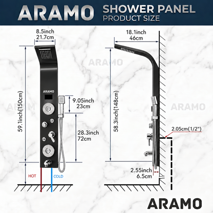 Shower Panel - Flow