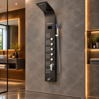 Aramo Shower Panel - LED Multidivertor