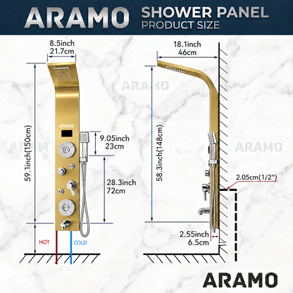 Shower Panel - Flow