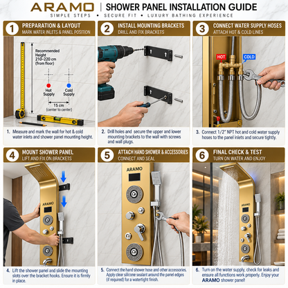 Shower Panel - Flow