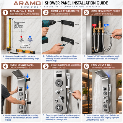 Shower Panel - Flow