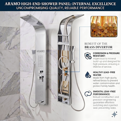 Shower Panel - Wave