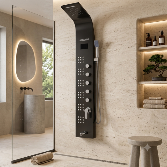 Aramo Shower Panel - LED Multidivertor